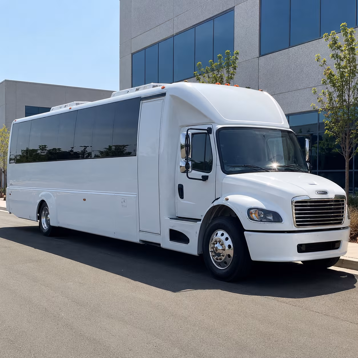 billings 25 passenger party bus